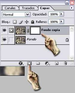 mascara de capa